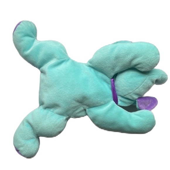 Ty Pillow‎ Pals Squirt Elephant Vintage 1998 Blue Purple Plush Stuffed Animal - Picture 7 of 7
